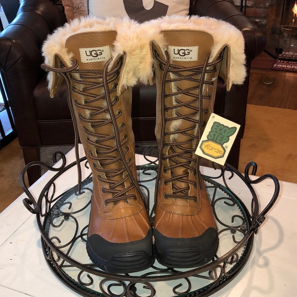 UGG waterproof ADIRONDACK Tall Snow Vibram Boots! - Picture 3 of 9